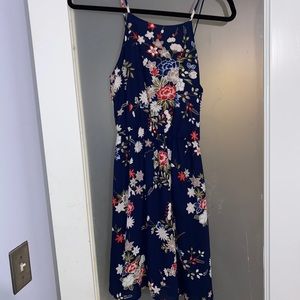 Lush floral skater dress, size small